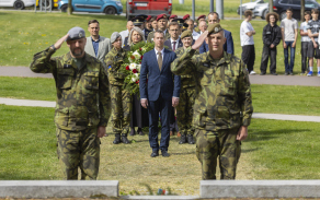 KVV Zlín uctilo památku osvobození